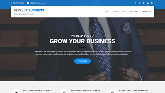 free business WordPress theme