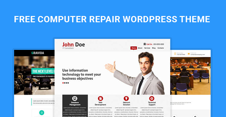 free computer repair WordPress themes