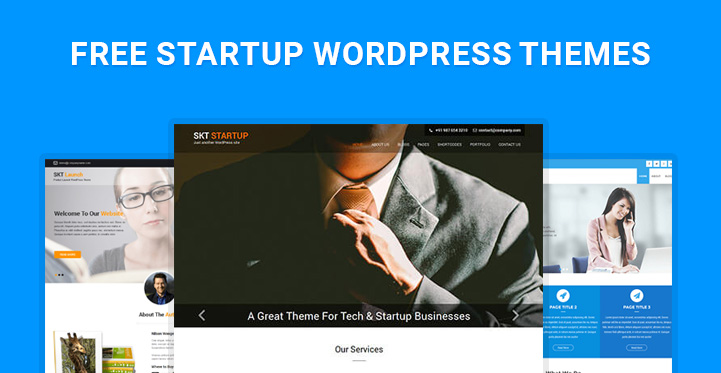 free startup WordPress themes