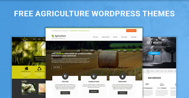 free agriculture WordPress themes