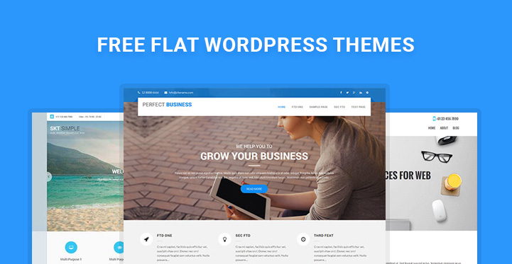 free-flat-wordpress-themes