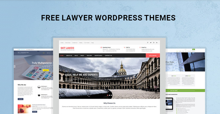 free lawyer WordPress themes