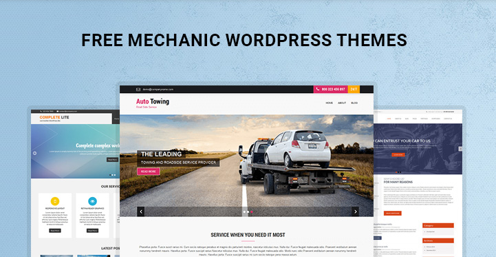 free-mechanic-WordPress-themes-banner