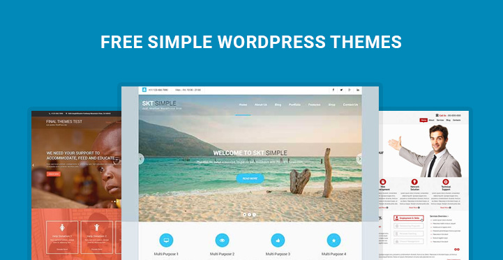 free simple WordPress themes-banner