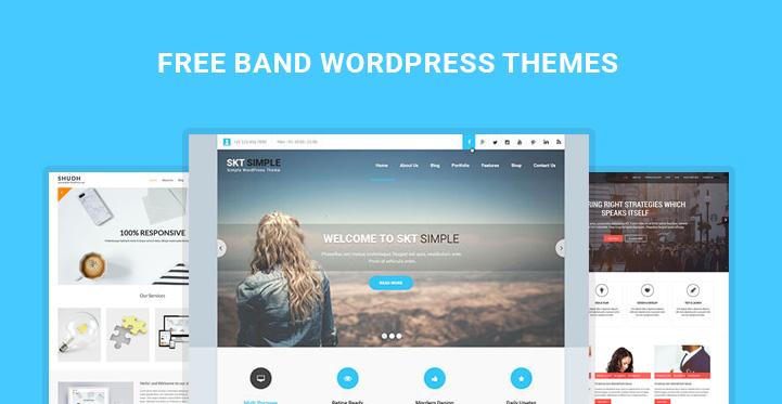 free band WordPress themes