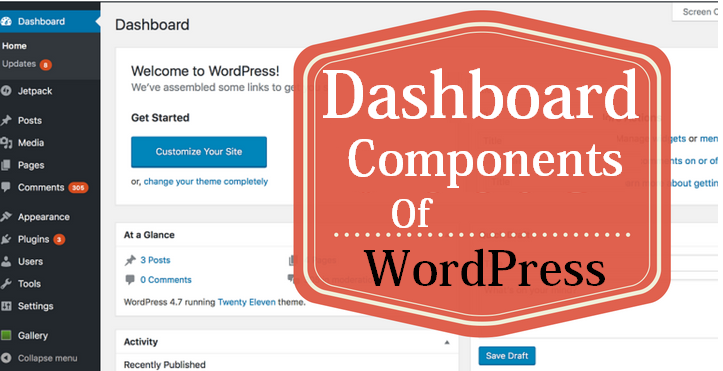 WordPress Dashboard Components