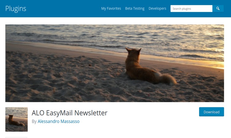 ALO EasyMail newsletter