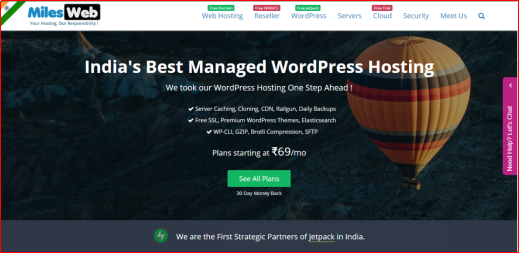 WordPress hosting provider