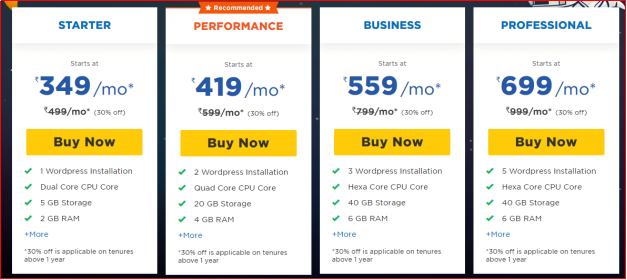 WordPress hosting provider