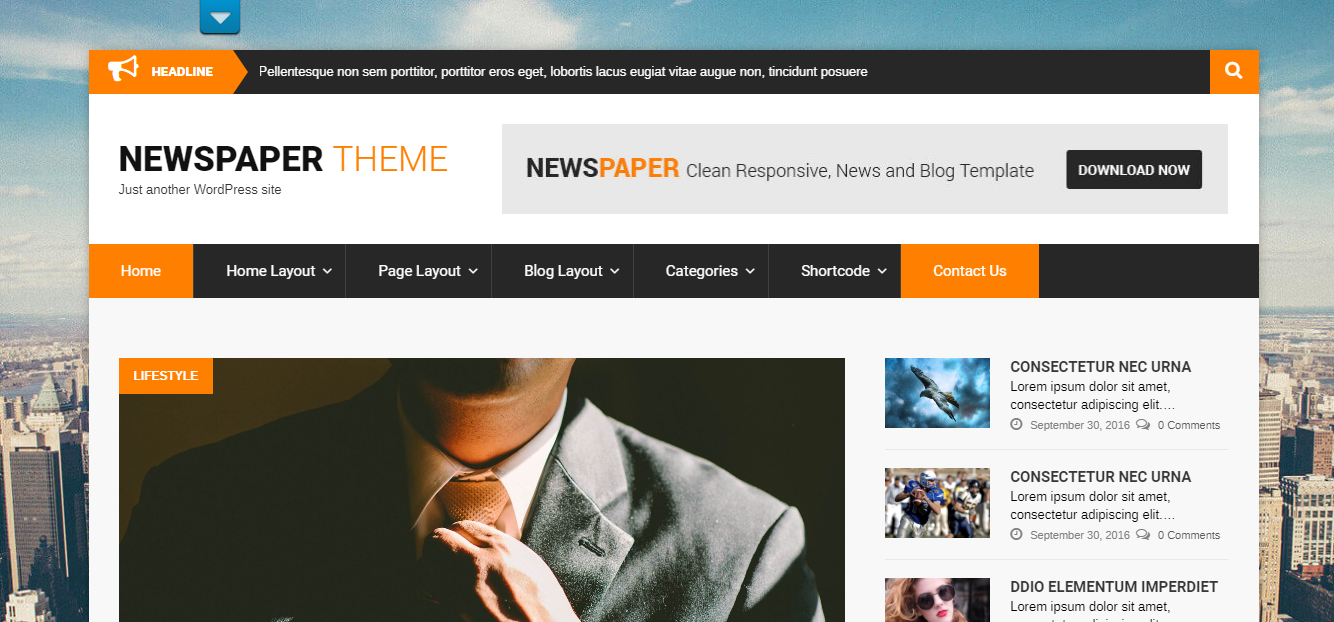 free news WordPress theme