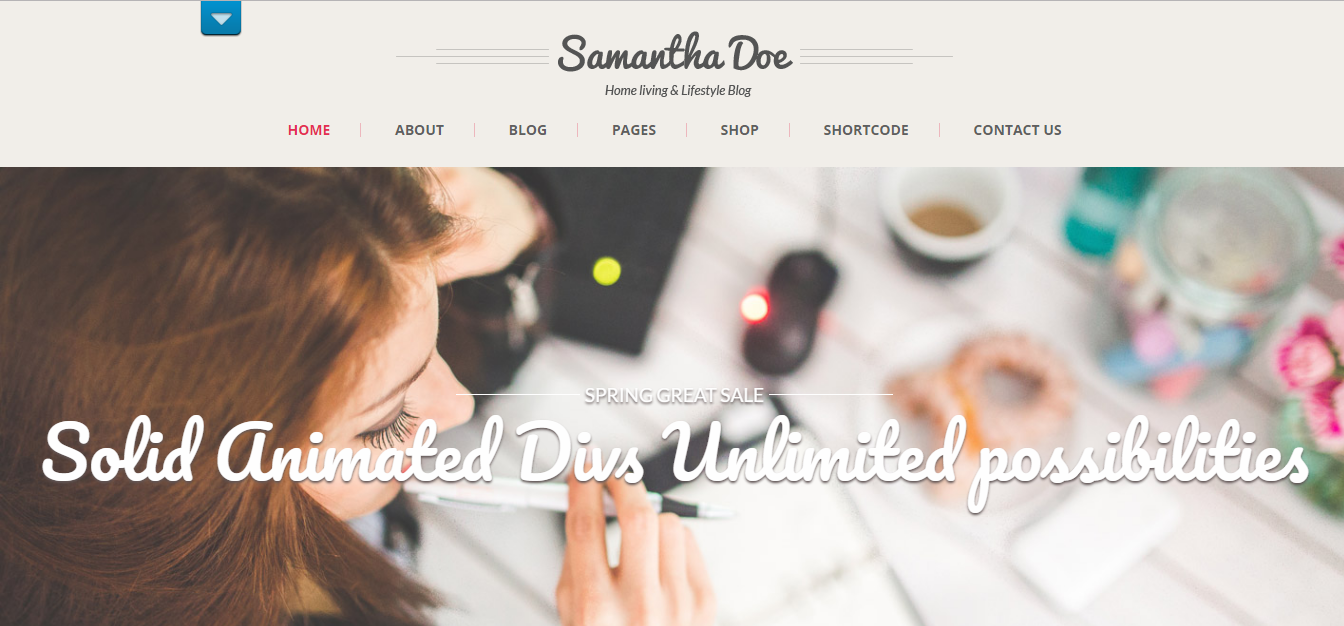 free feminine women WordPress theme