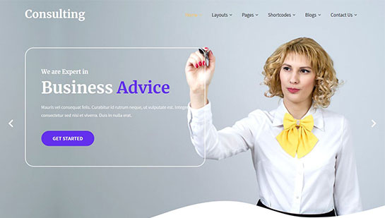 SKT Consulting WordPress Theme