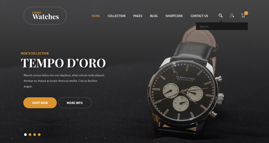 Free Luxury ECommerce WordPress Theme