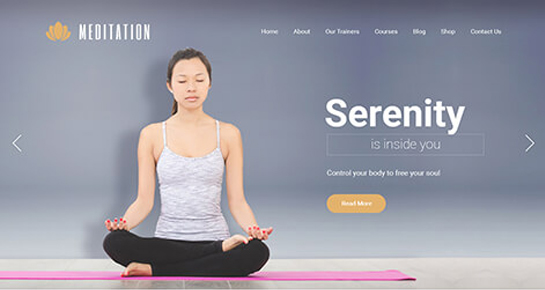 Meditation WordPress theme