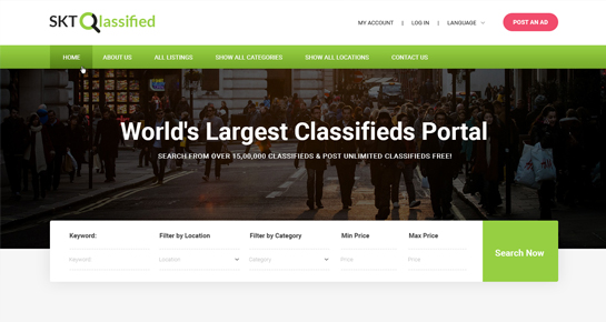 Classified ads Wordpress Theme