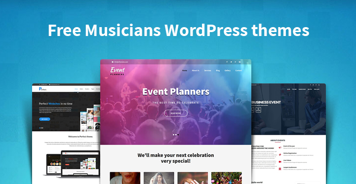 Free Musicians WordPress themes