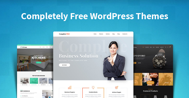 Completely Free WordPress Themes