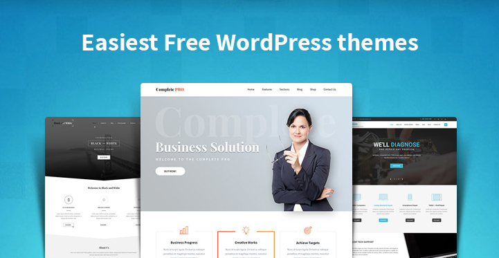 Easiest Free WordPress themes