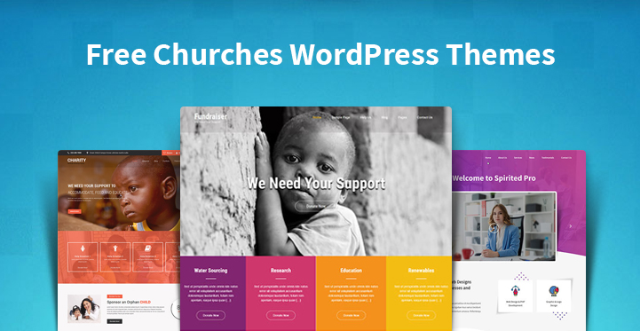 Free churches WordPress themes