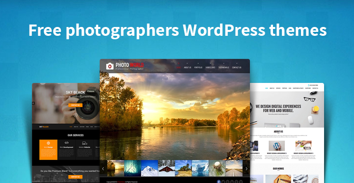 Free photographers WordPress themes