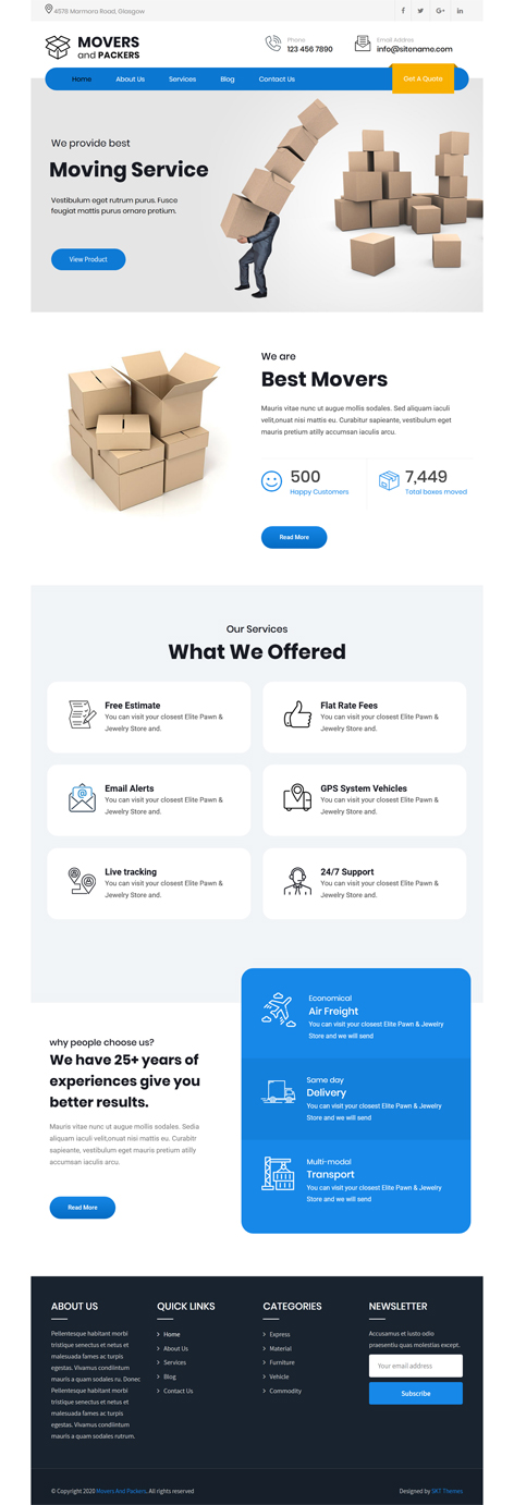 free movers and packers