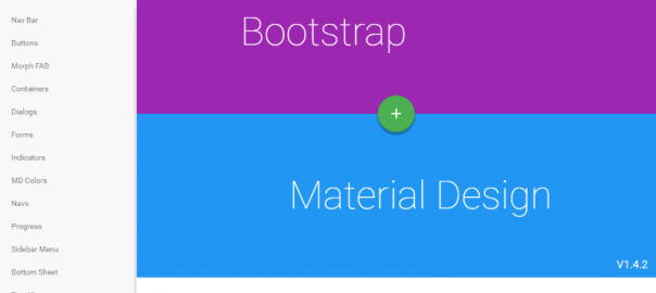 Bootstrap or Material Design