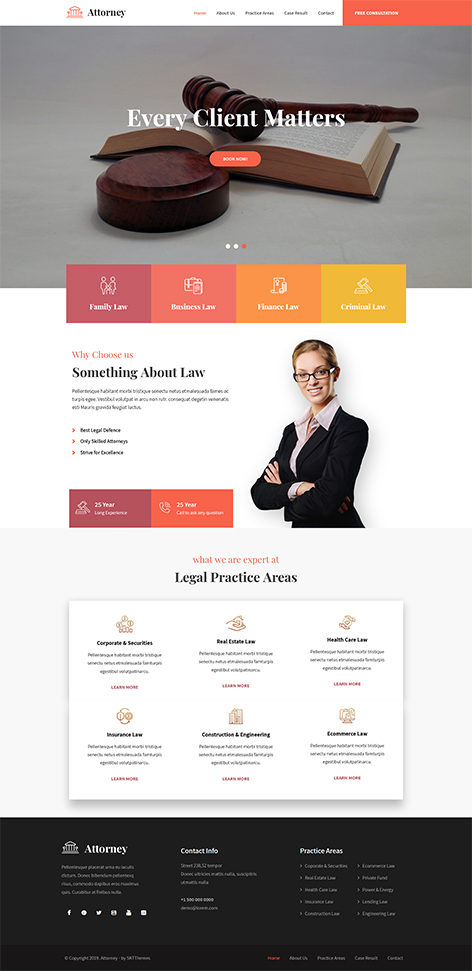 free advocate WordPress theme