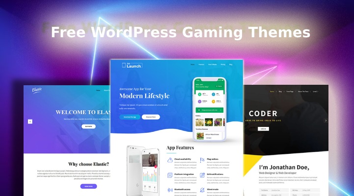 Free WordPress Themes For Gaming Website - Sparkle Themes