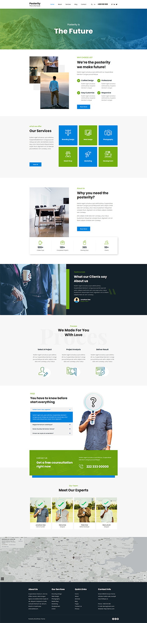 most customizable free WordPress theme