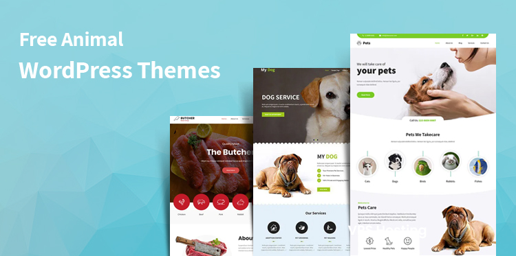 free animal WordPress themes
