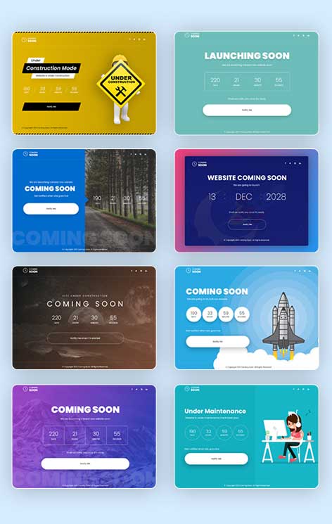 Under Maintenance WordPress Theme