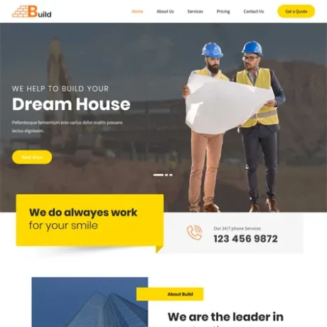 Free Concrete Developer WordPress Theme