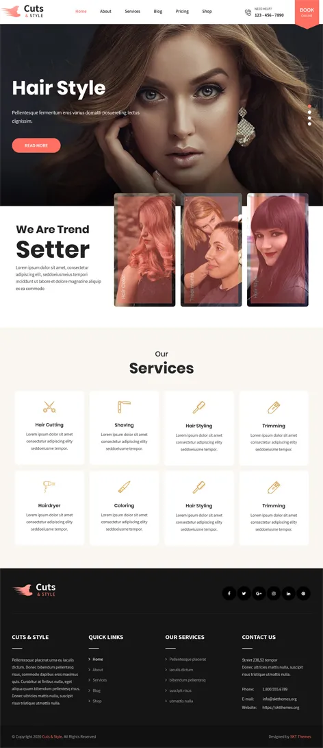 Lesya - Beauty Salon & Spa Massage WordPress Theme, WP Themes ft. beauty &  spa - Envato Elements