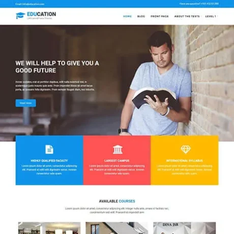 Free Education WordPress Themes
