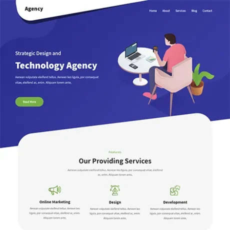 Free Creative Agency WordPress Theme