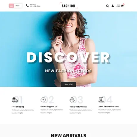 Free Clothing Store WordPress Theme
