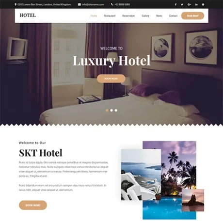 Free Resort WordPress Theme