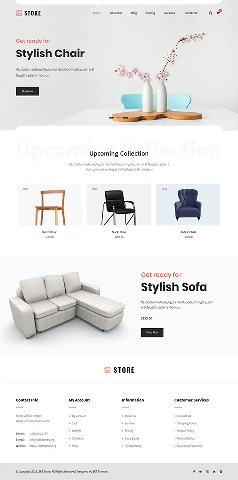 Free Estore WooCommerce WordPress Theme