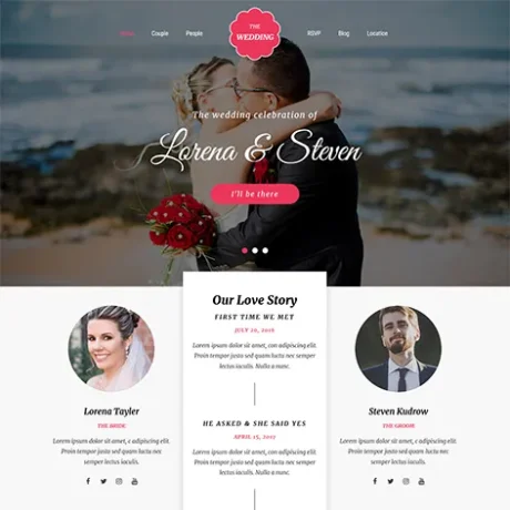 Free Marriage Bureau WordPress Theme