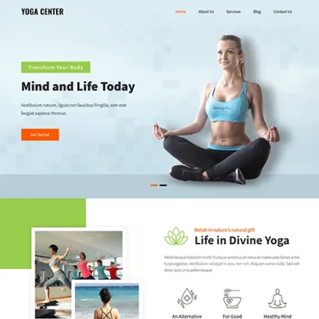 Free Meditation WordPress Theme