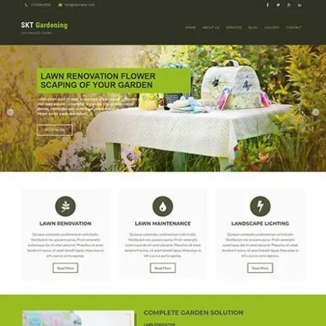 Free Landscaping WordPress Theme