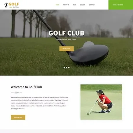 Free Golf WordPress Theme