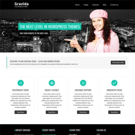 Free Corporate WordPress Theme