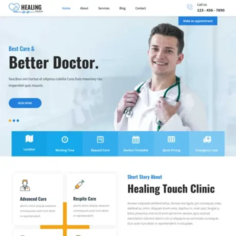 Free Medical WordPress Theme