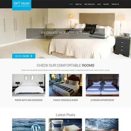 Free Hotel WordPress Theme