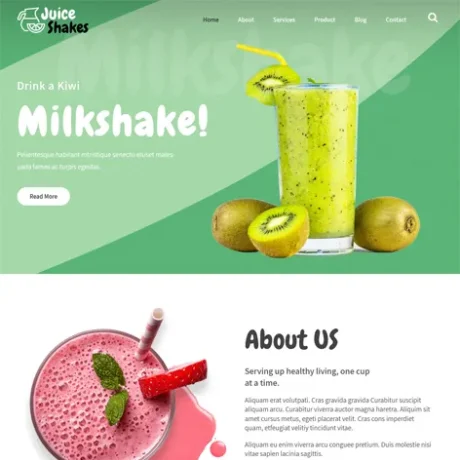 Free Fruit Juice WordPress Theme