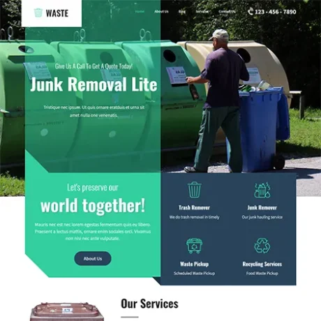 Free Eco Green WordPress Theme