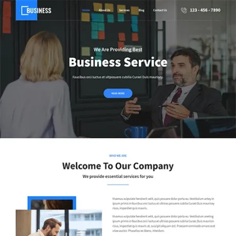 Free Small Business WordPress Theme