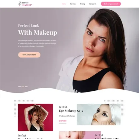 Free Makeup Artist WordPress Theme