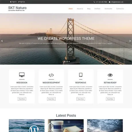 Free Minimal WordPress Theme